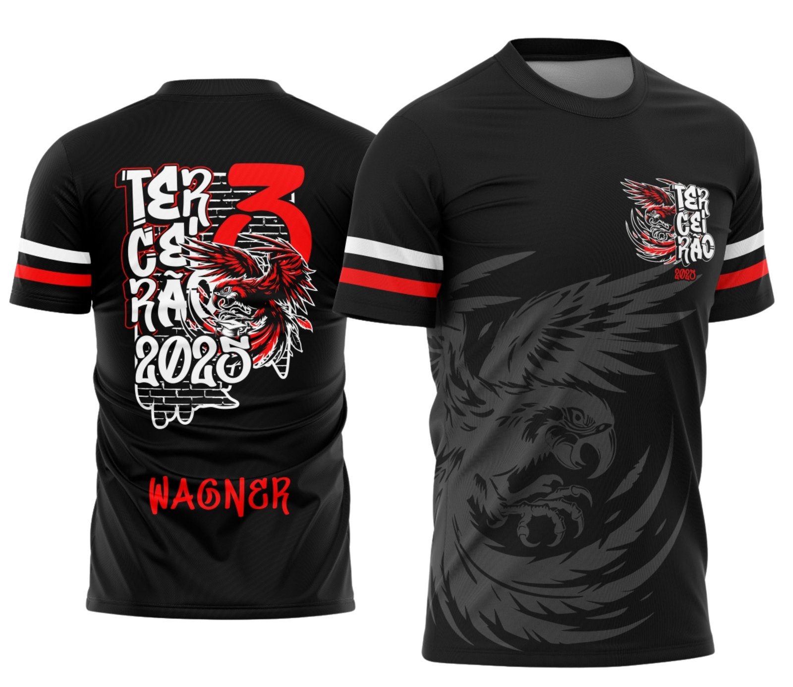 Camiseta Terceirão 2026 Arara Vermelha Grafite camiseta terceirão 2026 Arara Vermelha Grafite para formandos do ensino médio