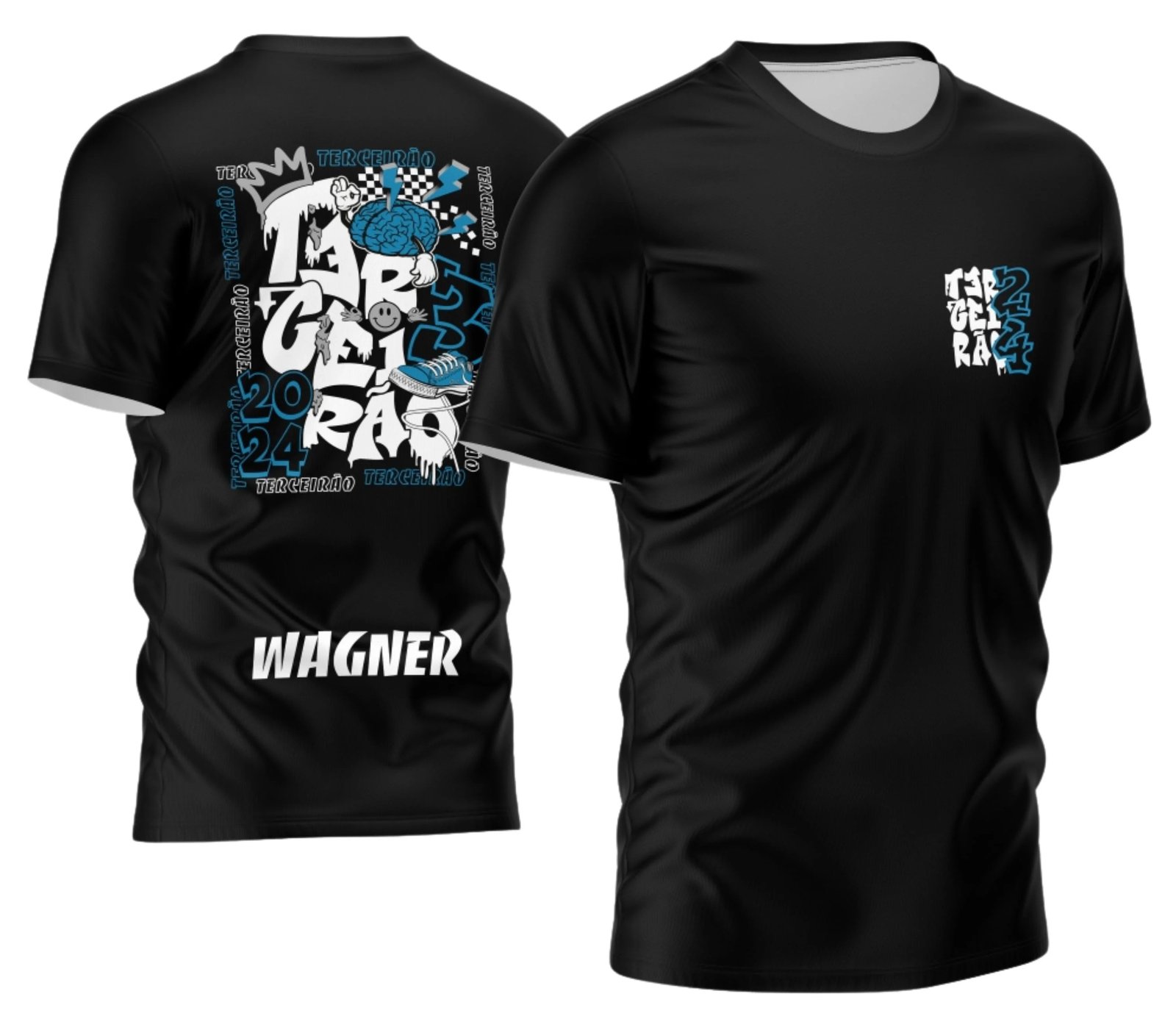 Camiseta Terceirão 2026 Cerebro Coroado camiseta terceirão 2026 Cerebro Coroado para formandos do ensino médio