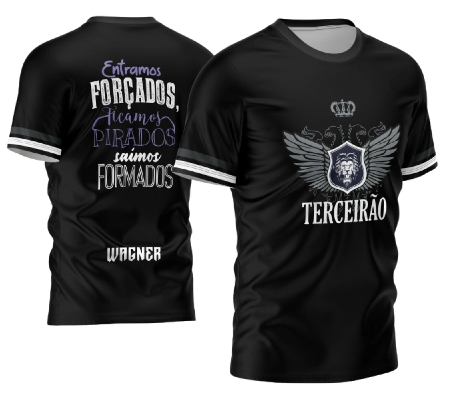 Camiseta Terceirão 2026 Leão Formado camiseta terceirão 2026 Leao Formado para formandos do ensino médio