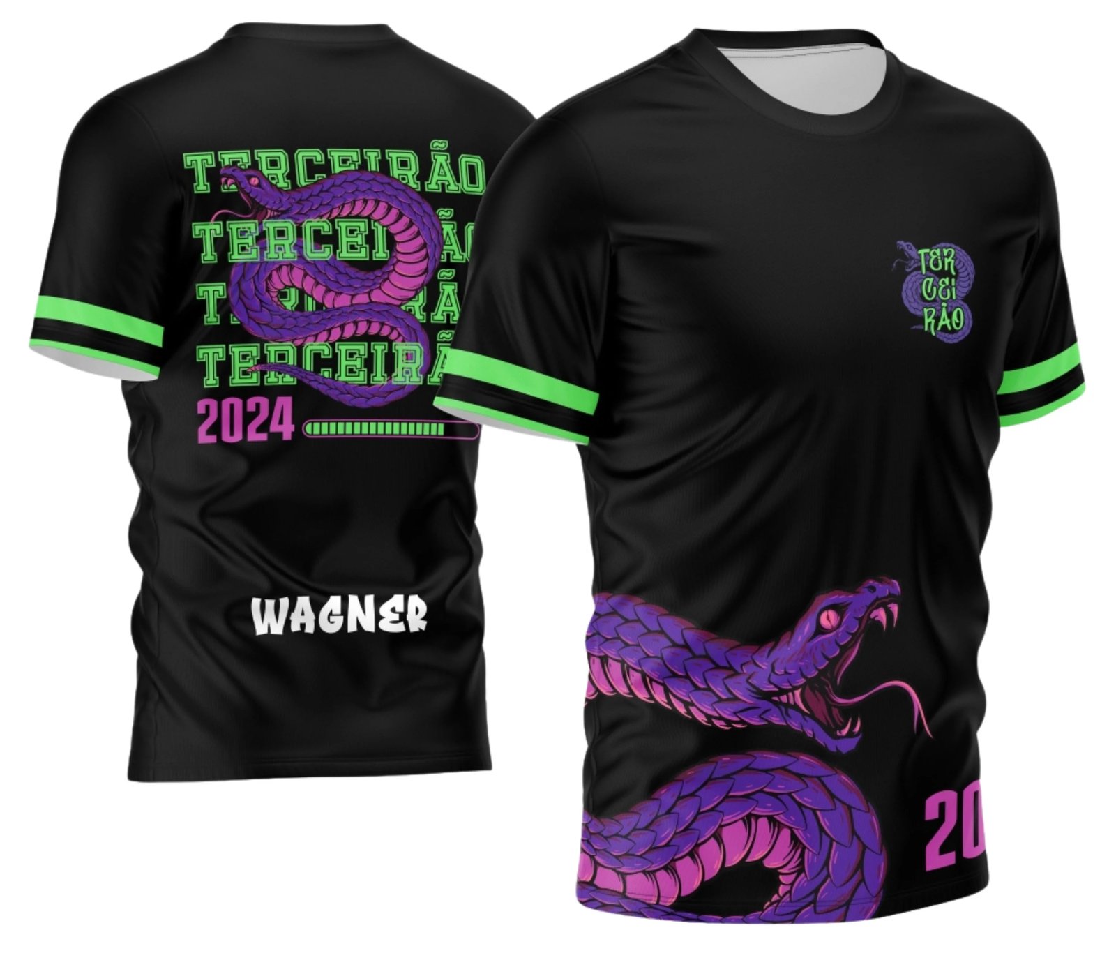 camiseta terceirão 2026 Naja Furiosa para formandos do ensino médio