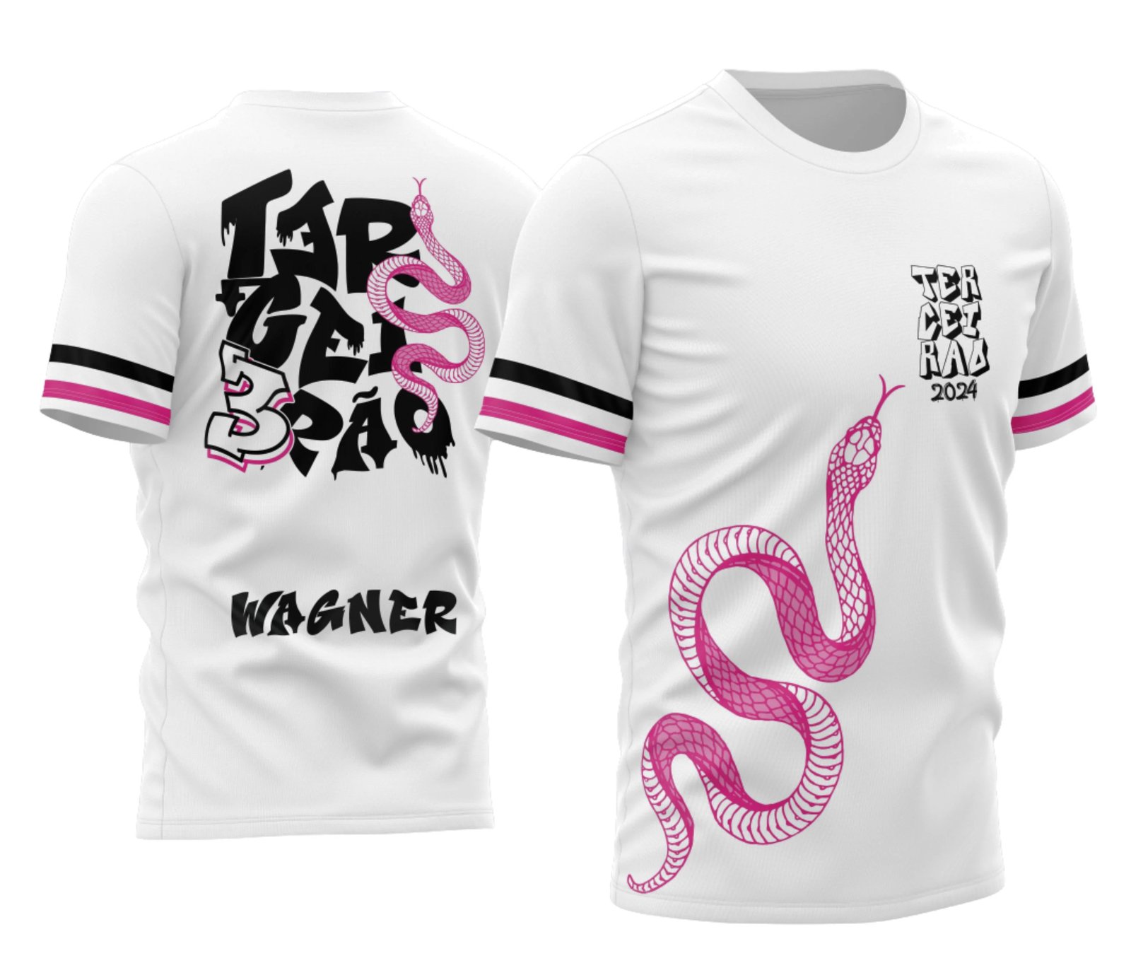Camiseta Terceirão 2026 Naja Rosa camiseta terceirão 2026 Naja Rosa para formandos do ensino médio