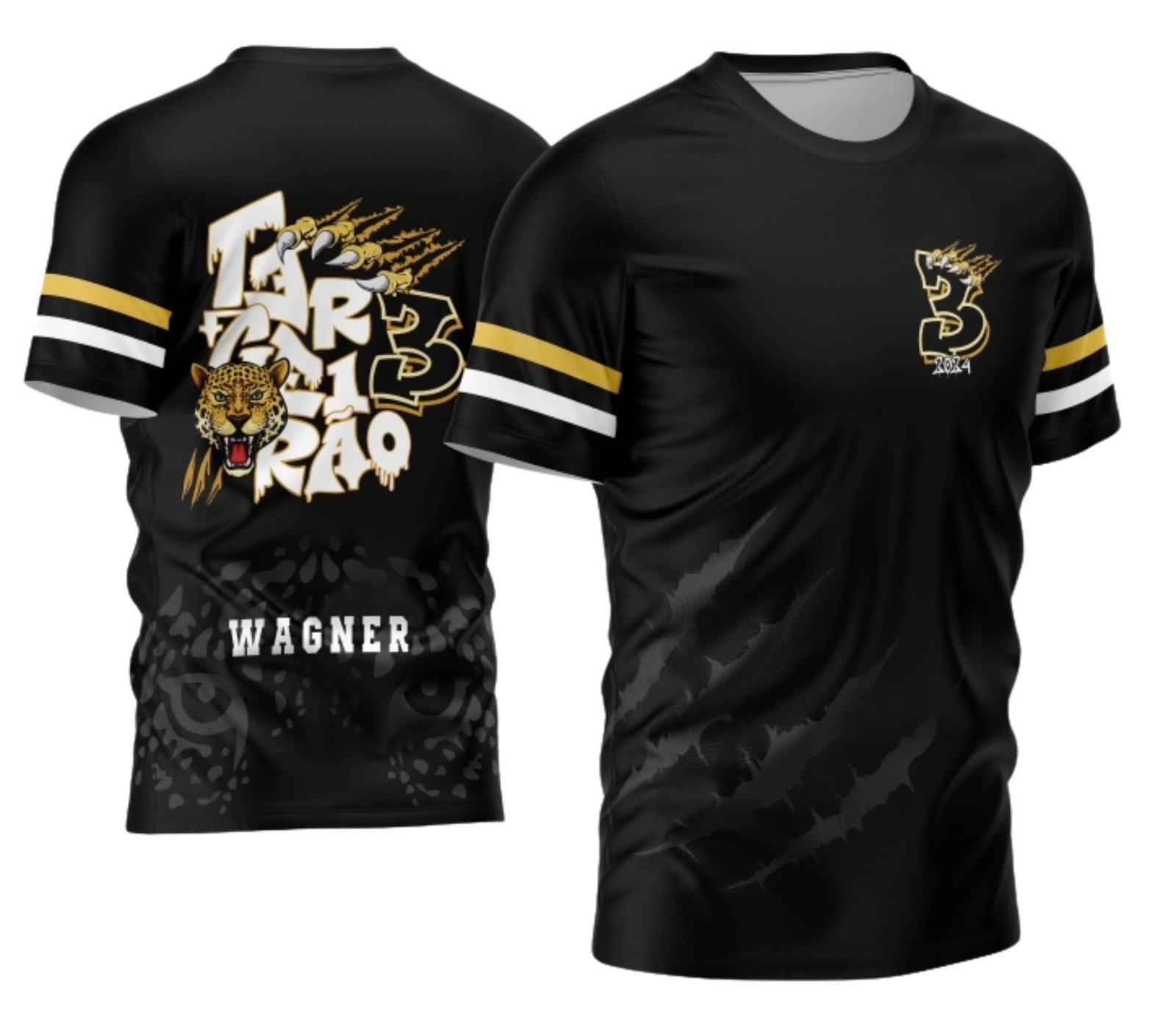 camiseta terceirão 2026 Onca Garras para formandos do ensino médio