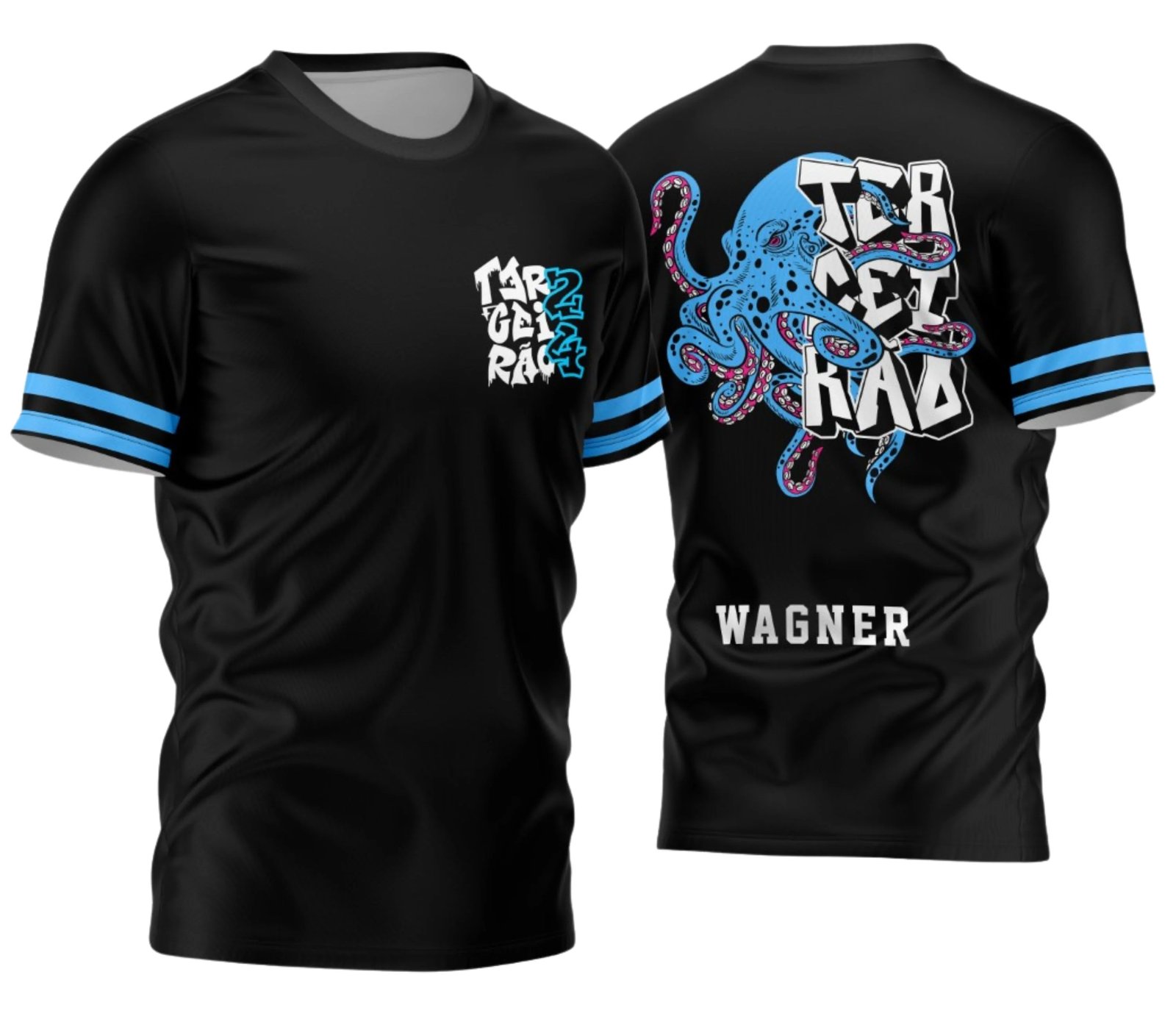 Camiseta Terceirão 2026 Polvo Invaders camiseta terceirão 2026 Polvo Invaders para formandos do ensino médio