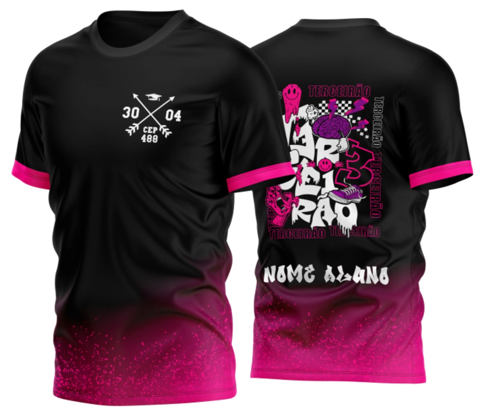 Camiseta Terceirão 2026 Smile Flechas camiseta terceirão 2026 Smile Flechas para formandos do ensino médio