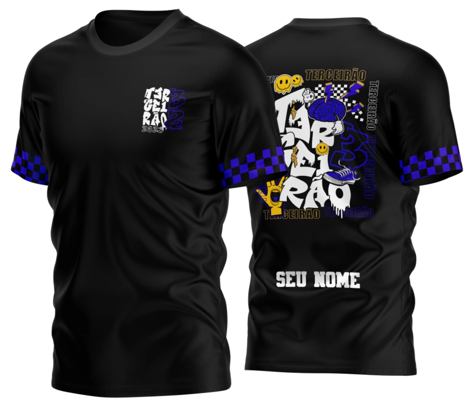 Camiseta Terceirão 2026 Smile Horror camiseta terceirão 2026 Smile Horror para formandos do ensino médio