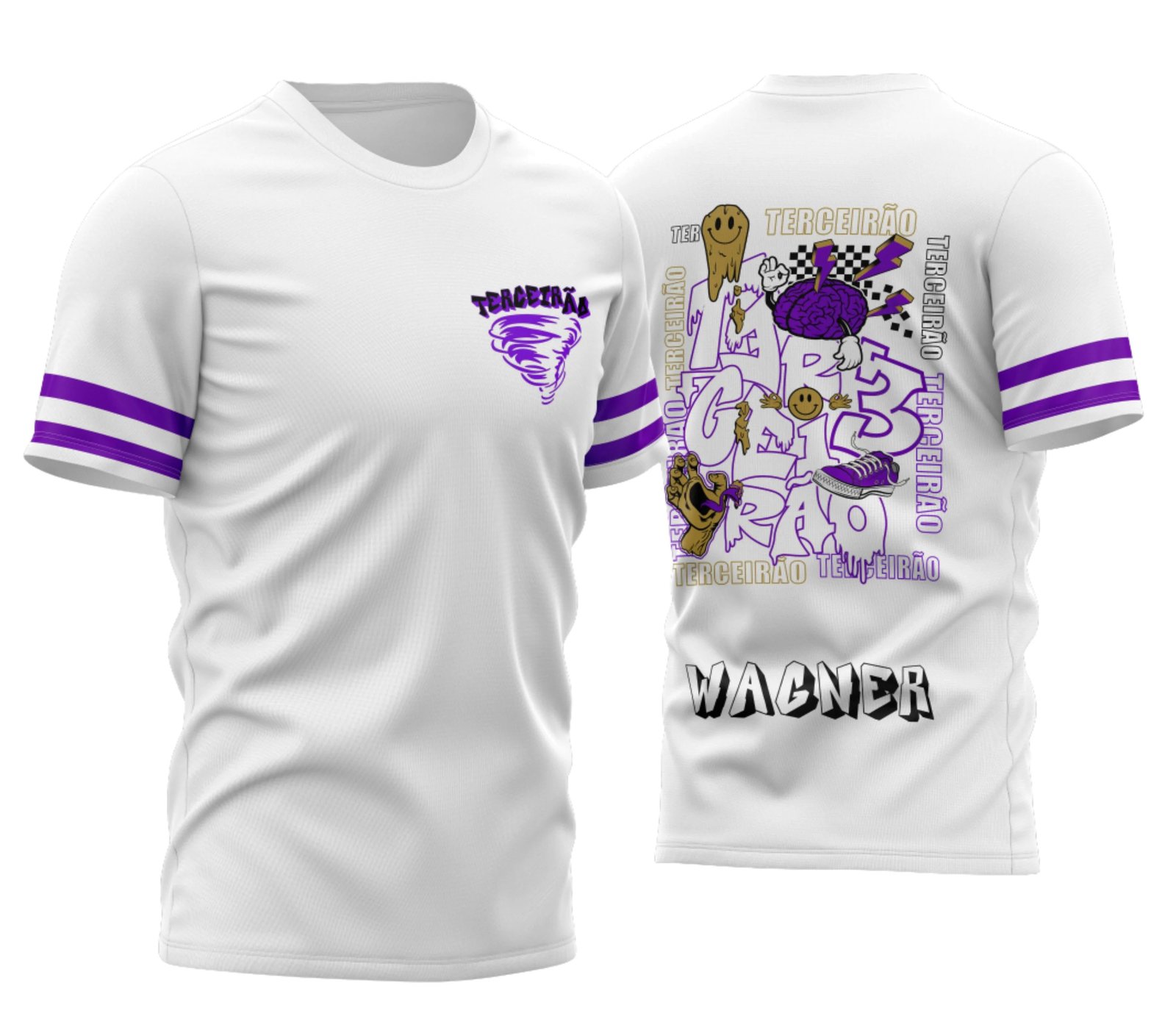 Camiseta Terceirão 2026 Twiste Roxo Smile camiseta terceirão 2026 Twiste Roxo Smile para formandos do ensino médio