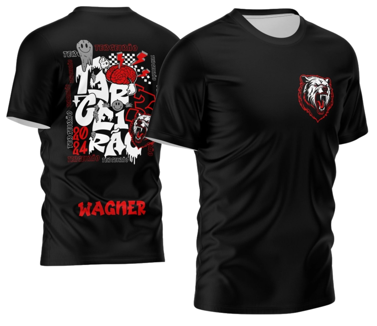 Camiseta Terceirão 2026 Varios Smile Red camiseta terceirão 2026 Varios Smile Red para formandos do ensino médio