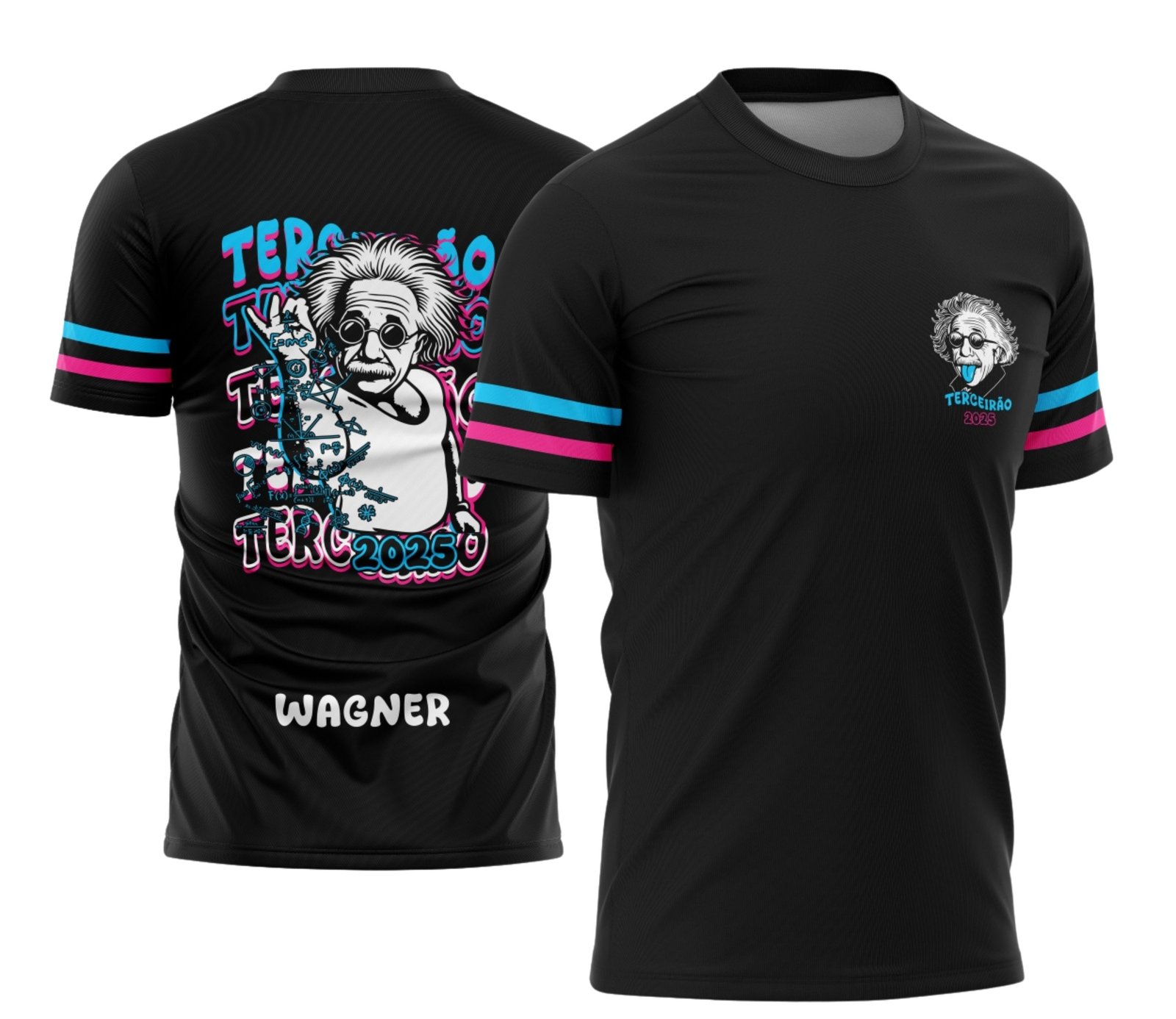 Camiseta Terceirão 2026 Azul Einstein camiseta terceirão 2026 Azul Einstein para formandos do ensino médio
