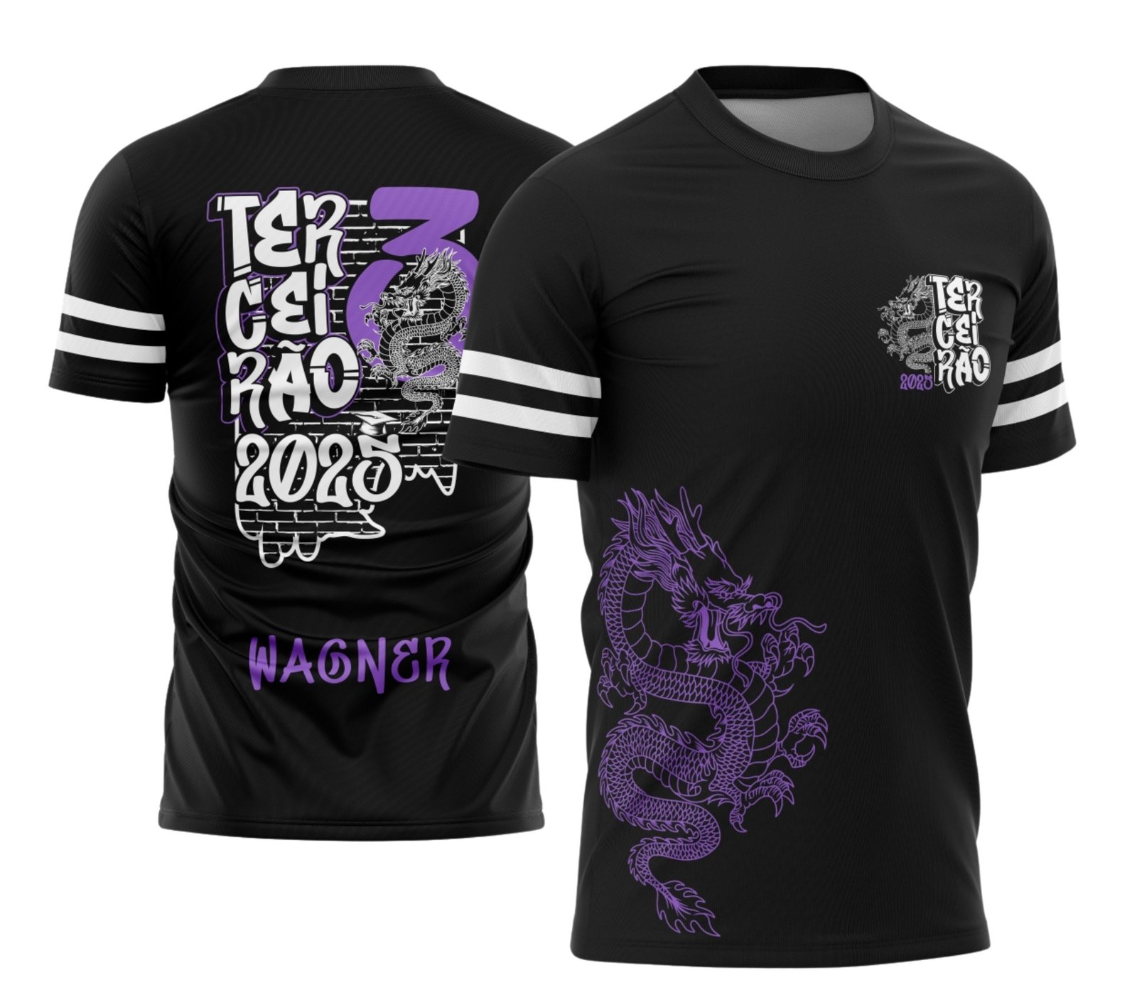 Camiseta Terceirão 2026 Dragão Grafite camiseta terceirão 2026 Dragao Grafite para formandos do ensino médio